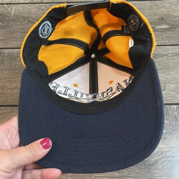 Nashville Predators Yellow and Blue Cap Youth Size - Picture 5 of 6